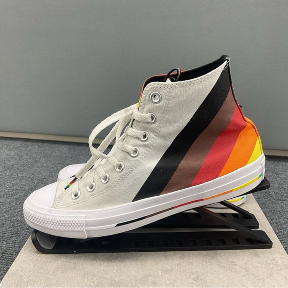 Converse Unisex Chuck Taylor High Top Sneakers Pride Rainbow M7.5 W9.5 - Picture 3 of 7